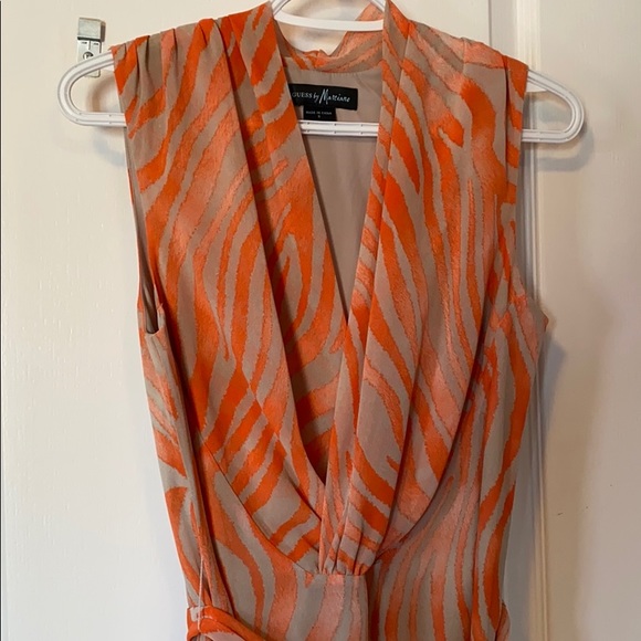 Guess By Marciano Patterned Tie Dress - Picture 2 of 5